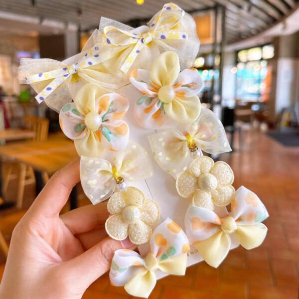 Baby Girls Flower Hairclip Accessory